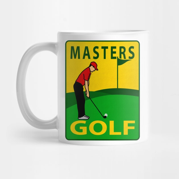 MASTERS GOLF PGA by canzyartstudio